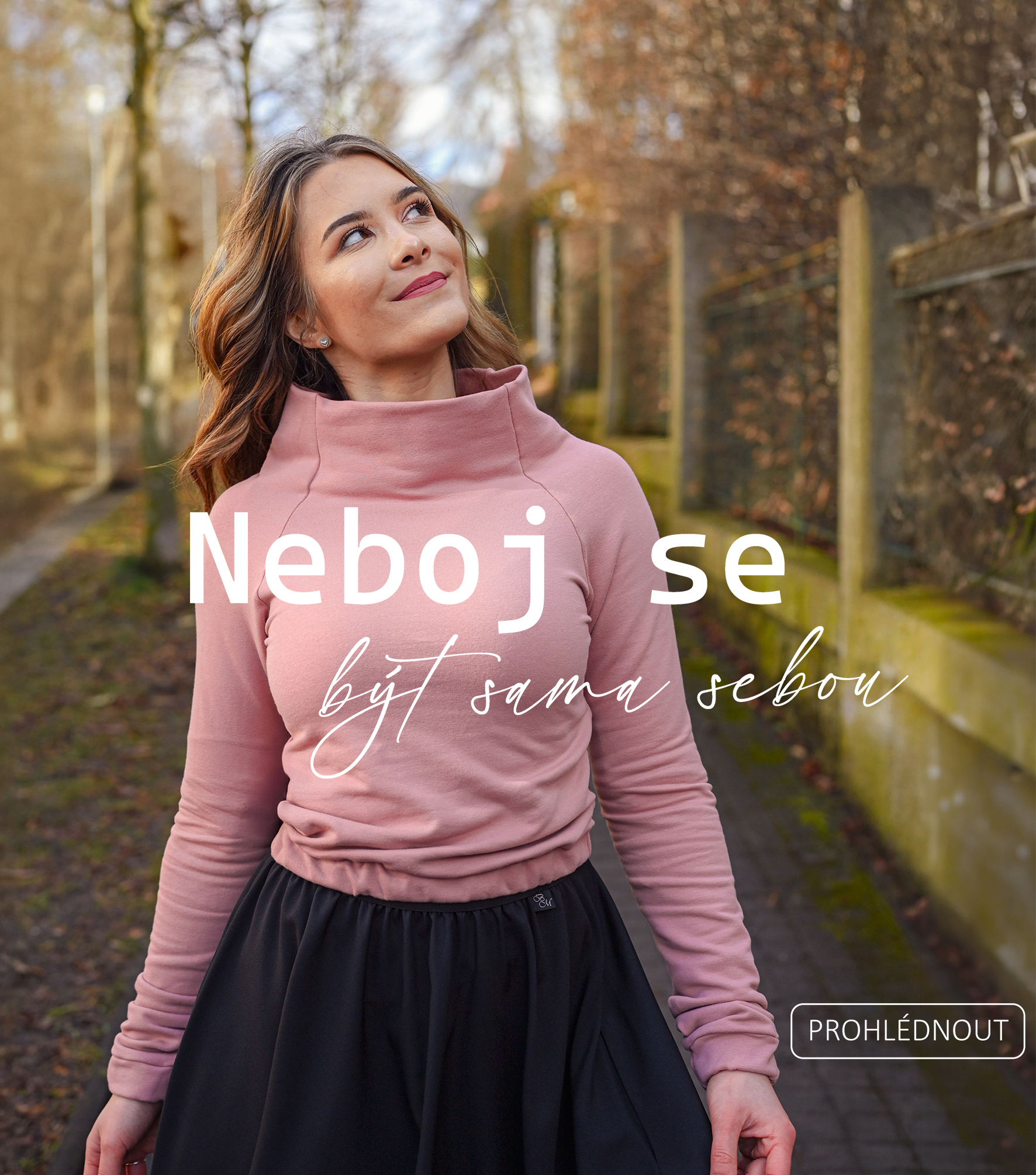 Mikina DETROIT - nebojte se být svá. Kouzlo mikin šitých v Čechách.