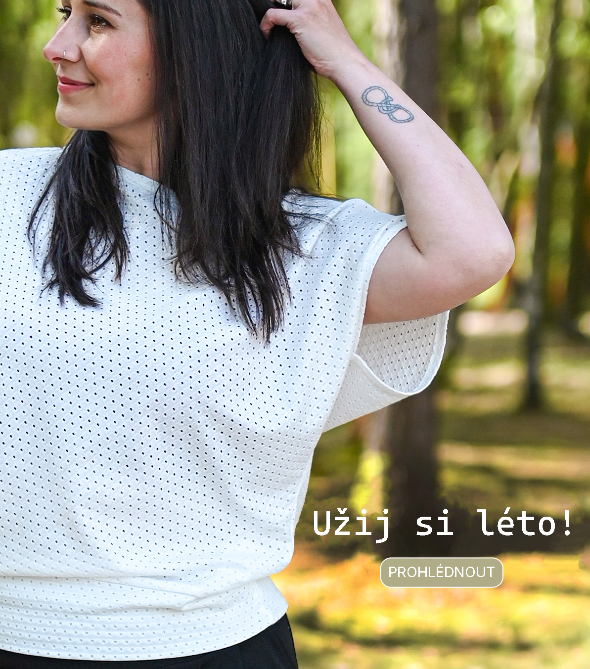 Tričko z madeirového úpletu - příjemný kousek ušitý na severu Čech ♥