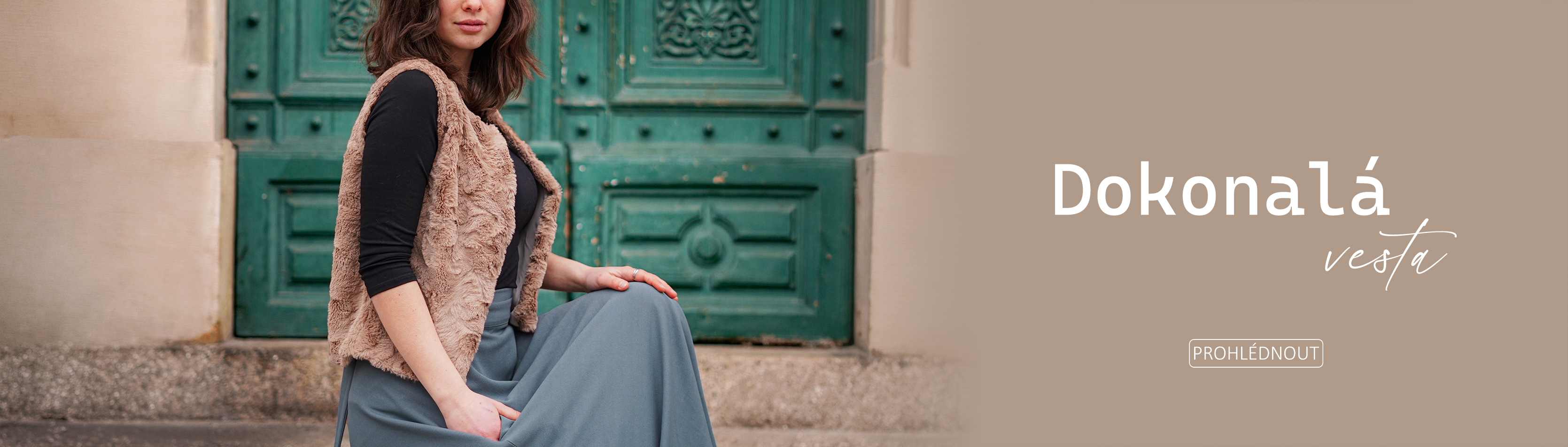 Kožíšková vesta ušitá pod Ještědem. Hebkost, pohodlí a styl!