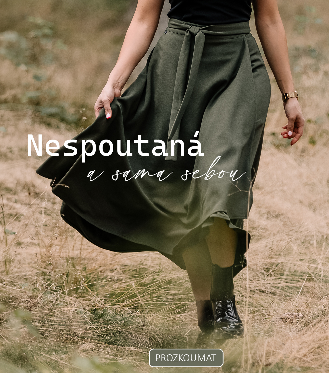 Zavinovací sukně - příjemné, univerzální, nadčasové. Ušité v České republice