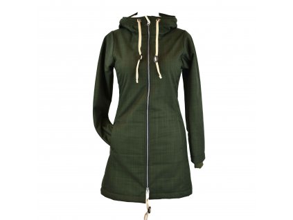 Softshellový kabát - khaki - zateplený
