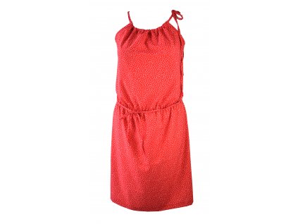 Letní šaty - červené s puntíky