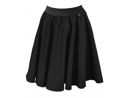 Kolová sukně - do gumy - černá