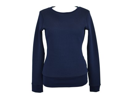 Mikina - vzor - modrá