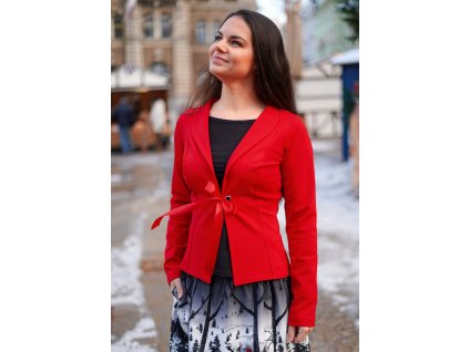 Sáčko se zavazováním - nové červené