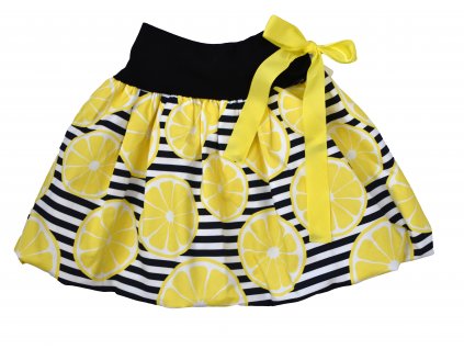 Dětská sukně - citrónky