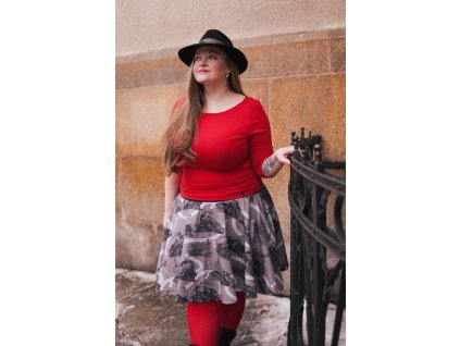 Kolová sukně - do nápletu - vlaková