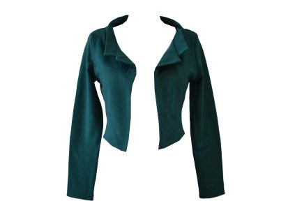 Krátké sáčko - zelené s nopky