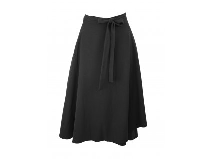Zavinovací sukně - černá