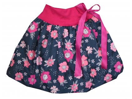Dětská sukně - květinové mámení