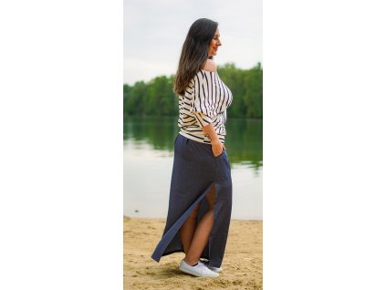 Maxi sukně - riflová