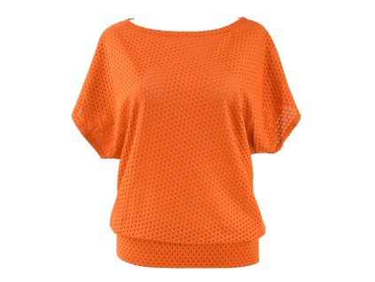 Netopýr krátký rukáv - madeira - oranžový
