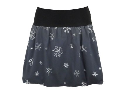 Balónová sukně - šedá vločková