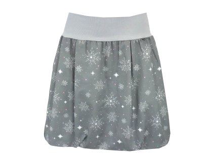 Balónová sukně - vločky světlé