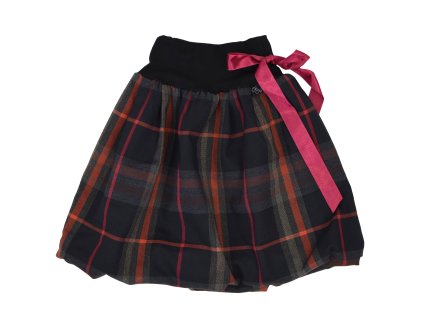 Dětská sukně - zemité tóny