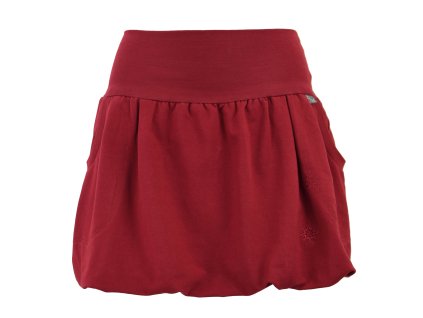 Balonová sukně - vínová s vločkami