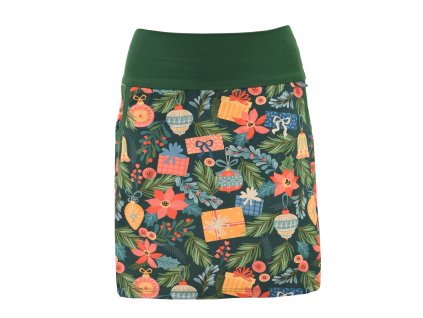 Pouzdrová sukně - vánoční