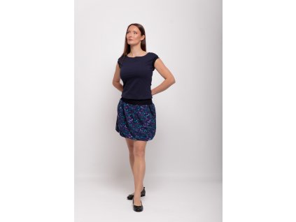 Balonová šatovka - fuchsiové bedrníky