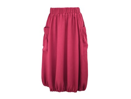 Boho sukně - světle vínová