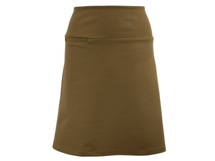 Áčková sukně s kapsou - khaki II.JAKOST