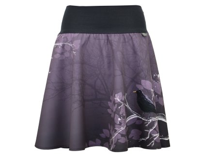 Půlkolová sukně - náplet - tajemný kos