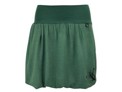 Balonová sukně - zelená a můra