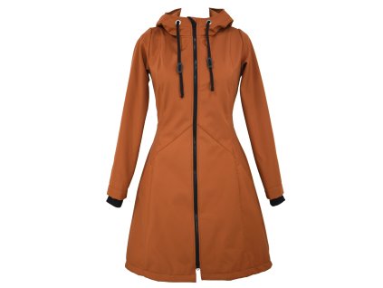 Softshellový kabát - áčkový - skořicový II.JAKOST