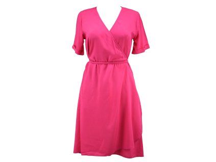 Zavinovací šaty - růžové