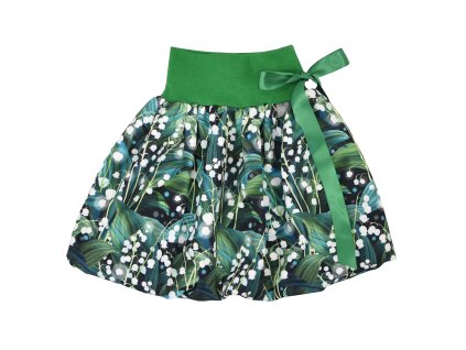 Dětská sukně - konvalinky