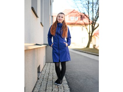 Softshellový kabát - základní - královsky modrý