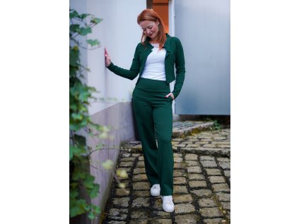 Krátké sáčko - tmavě zelené