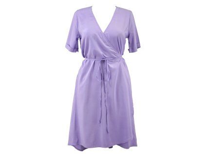 Zavinovací šaty - levandulové
