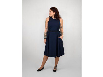 Šaty OSAKA - tmavě modré