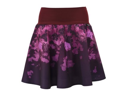 Půlkolová sukně - náplet - na vinici