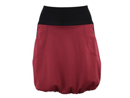 Softshellová áčková sukně - vínová 2