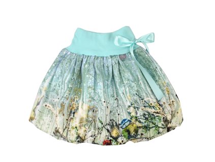 Dětská sukně - mrazivý les