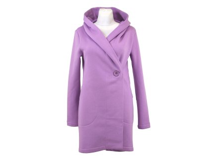 Mikinový kabátek - lila