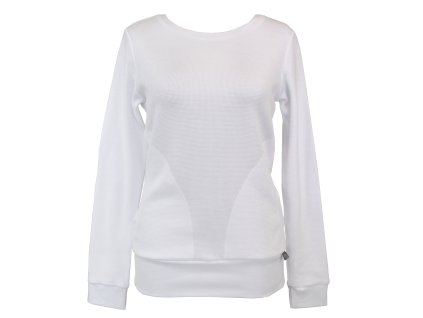 Mikina - vaflová - bílá II.JAKOST