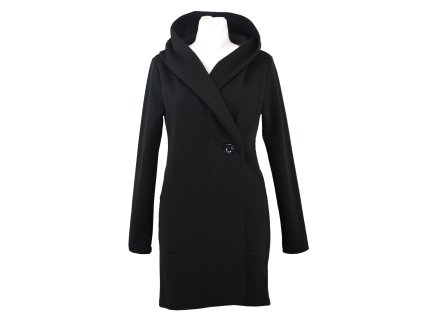 Mikinový kabátek - černý