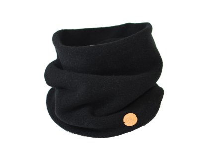 Nákrčník - merino - černý