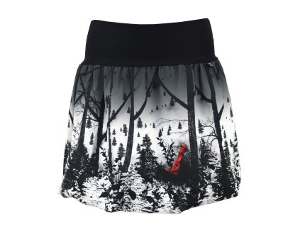 Balonová sukně - Červená Karkulka