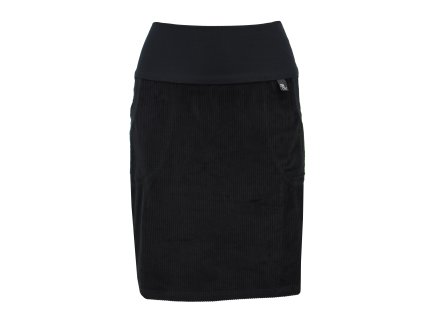 Pouzdrová sukně - manšestrová - černá