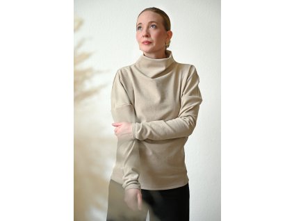 Svetr KYOTO - oříškový