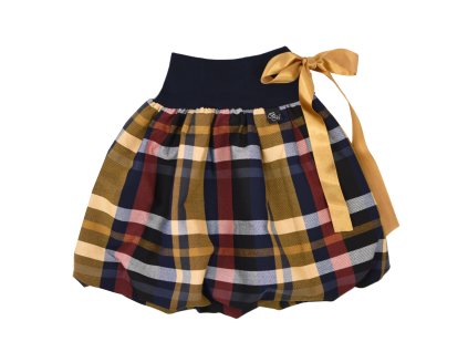 Dětská sukně - podzimní kostka