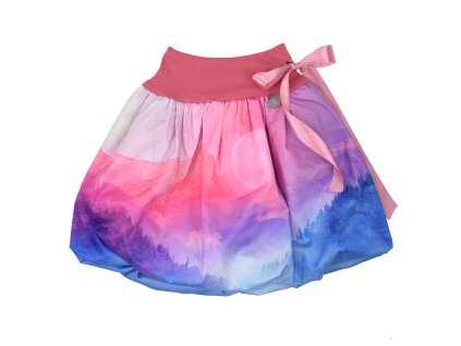 Dětská sukně - duhové lesy