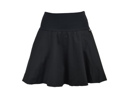 Půlkolová sukně - balonová - náplet - černá II.JAKOST