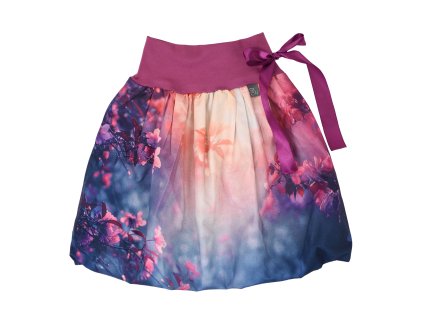 Dětská sukně - rozkvetlá větvička