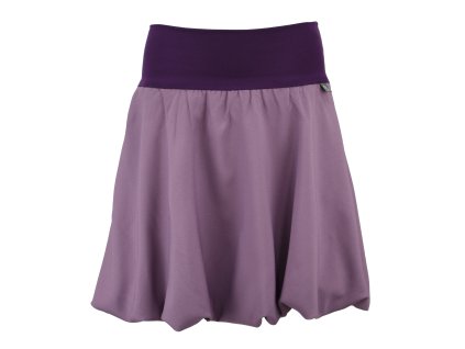 Půlkolová sukně - balonová - náplet - levandule