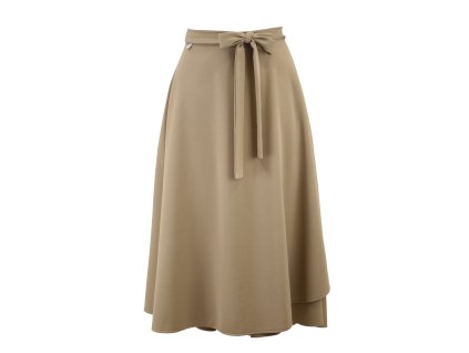 Zavinovací sukně - latté