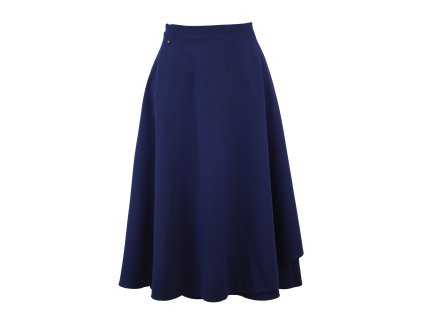 Zavinovací sukně - tmavě modrá